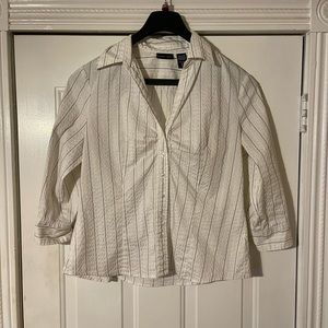 X-large great condition, button down dress top.